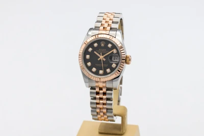 Rolex Lady DateJust 26mm Steel & 18ct Rose Gold Jubilee 179171 2012