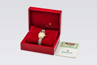 Rolex Lady DateJust 26mm Steel & 18ct Yellow Gold Jubilee 69173 1992