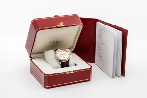 Cartier Calibre De Cartier 42mm Black Leather W7100043/3578 2014