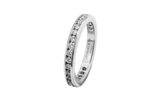 Tiffany & Co. Platinum Diamond Eternity Ring 0.34cts