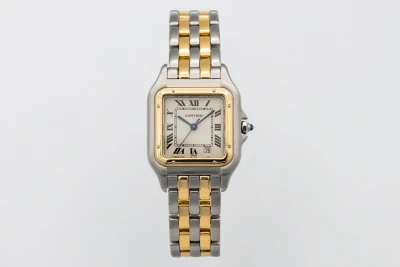 Cartier Panthere 27mm Steel & 18ct Yellow Gold 183949 Circa 1990s