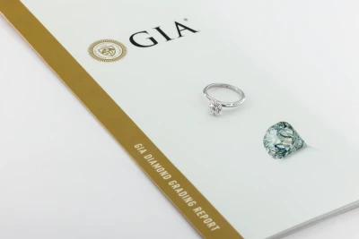 Platinum Diamond Engagement Ring 1.01ct H VS2 GIA Certified