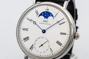 IWC Portofino Hand-Wound 46mm Black Leather IW544805 2008 UNWORN