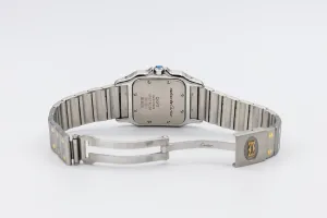 Cartier Santos Galbée 29mm Steel & 18ct Yellow Gold Quartz 187901 1990