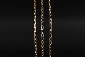 9ct Yellow Gold Anchor Link Chain 21" 5g