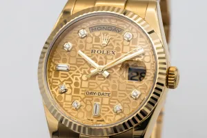 Rolex Day-Date 36mm 18ct Yellow Gold Presidential 118238 2010