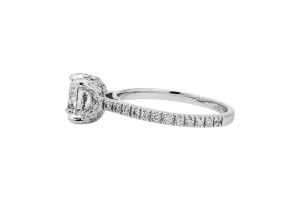 14ct White Gold Engagement Ring 1.36ct