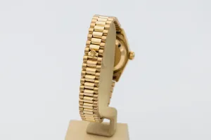 Rolex Lady DateJust 26mm 18ct Yellow Gold Presidential 69178 1989