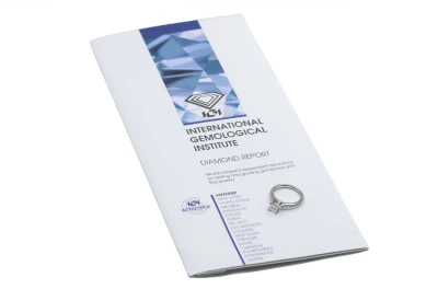 Platinum Princess Cut Diamond Engagement Ring 1.12ct H VS1 IGI Certified