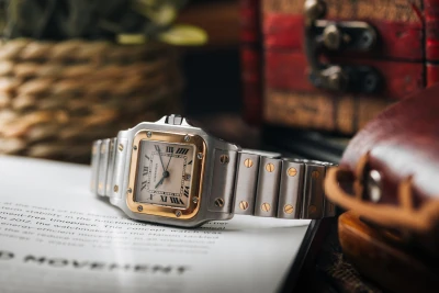 Cartier Santos Galbee 29mm Steel & 18ct Yellow Gold 187901 Circa 19990s