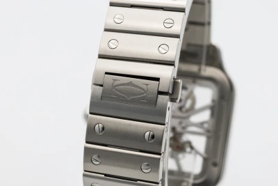 Cartier De Santos Skeleton 39.8mm Stainless Steel WHSA0015 2024
