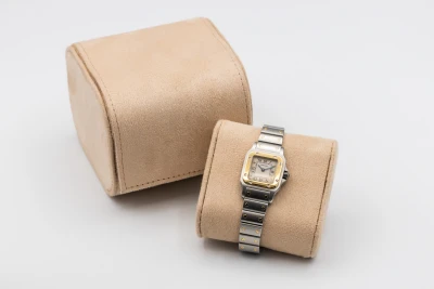Cartier Santos Galbée 24mm Steel & 18ct Yellow Gold W20012C4 Circa 2000s