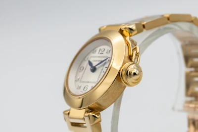 Cartier Pasha Miss Pasha 27mm 18ct Yellow Gold WJ124015 3132 Circa 2010