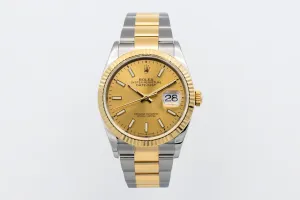 Rolex DateJust 36mm Steel & 18ct Yellow Gold Oyster 126233 2023