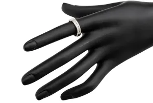 Platinum Princess Cut Eternity Wedding Band 0.54ct 6g