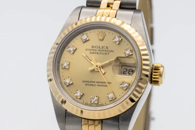 Rolex Lady DateJust 26mm Steel & 18ct Yellow Gold Jubilee 69173 1992