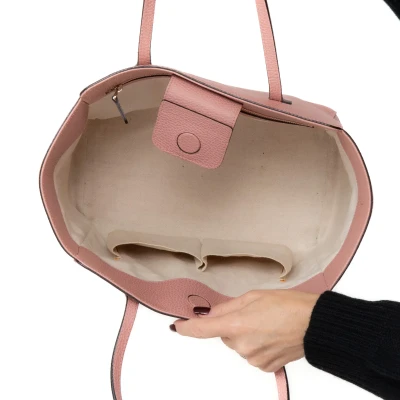 Gucci Pink Leather Tote Bag