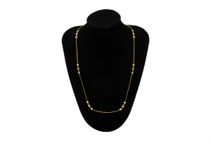 18ct Yellow Gold Diamond Necklace 0.45cts