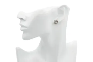 14ct White Gold Diamond Cluster Jewellery Set 1.43ct 4.4g