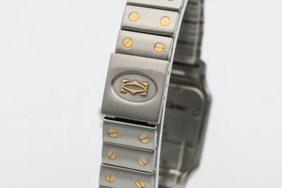 Cartier Santos Galbee 29mm Steel & 18ct Yellow Gold 187901 Circa 19990s