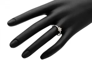 9ct White Gold Diamond Flower Set Ring 0.30ct