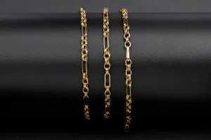 9ct Yellow Gold Fancy Link Children's Chain 9.8g