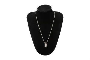 18ct White Gold Diamond Set - Earrings, Necklace & Pendant 0.30ct