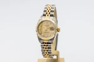 Rolex Lady DateJust 26mm Steel & 18ct Yellow Gold Jubilee 69173 1992