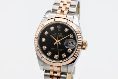 Rolex Lady DateJust 26mm Steel & 18ct Rose Gold Jubilee 179171 2012