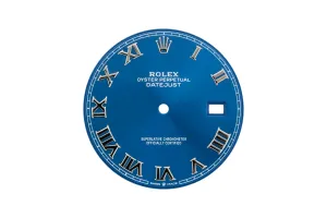 Rolex DateJust 41mm Azzuro Roman Numeral Dial