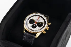 Zenith El Primero Chronograph 38mm Black Leather G381 1969