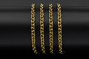 9ct Yellow Gold Hermes Link Chain 43.3g