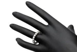 Platinum Diamond Eternity Ring 3.77ct G VS 6.5g
