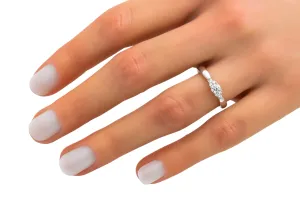 Tiffany & Co. Harmony® Diamond Cluster Side Stone Ring Platinum 0.21ct