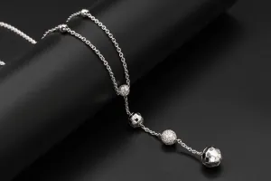 Piaget 18ct White Gold Limelight Disco Ball Diamond Necklace 20.3g