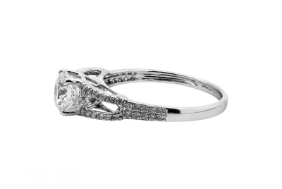 18ct White Gold Diamond Solitaire Engagement Ring 1.10cts
