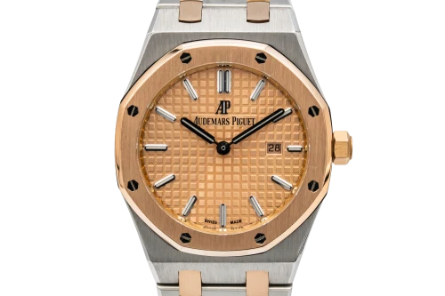 Audemars Piguet Royal Oak Lady 33mm Steel & 18ct Rose Gold 67650SR.OO Circa 2018