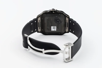 Cartier Santos De Cartier 39.8mm Black Rubber WSSA0045 2025