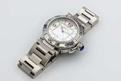Cartier Pasha Seatimer 40mm Stainless Steel W31080M7/2790 Circa 2010