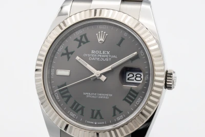 Rolex DateJust 41mm 'Wimbledon' Stainless Steel Oyster 126334 2021