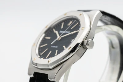Audemars Piguet Royal Oak Automatic 36mm Black Leather 14800ST Circa 1993