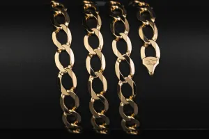 9ct Yellow Gold Curb Chain 22" 28.2g