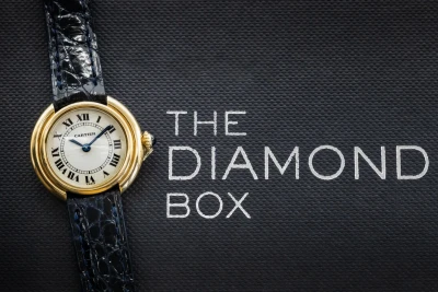 Cartier Ellipse Vintage Ladies 24mm  18ct Yellow Gold Leather 78091 Circa 1970s