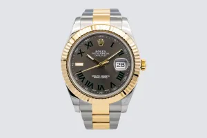 Rolex DateJust II 41mm 'Wimbledon' Steel & 18ct Yellow Gold Oyster 116333 2009
