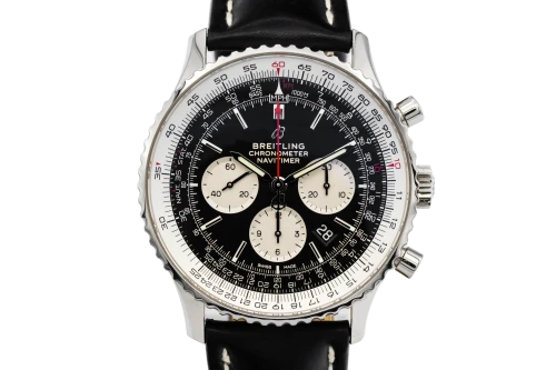 Breitling Navitimer B01 Chronograph 46mm Black Leather AB0127 2021