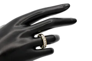 9ct Yellow Gold Cubic Zirconia Wedding Band 4.7g