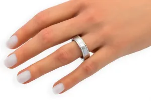 Tiffany & Co. Platinum 950 Double Millgrain Wedding Band 5.95mm