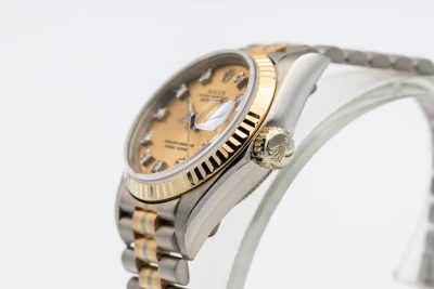 Rolex Lady DateJust 26mm 18ct White & Yellow Gold Tridor 69179 1989