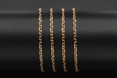 9ct Rose Gold Fancy Link Chain 11.8g