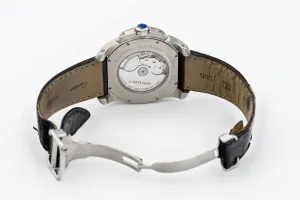 Cartier Calibre De Cartier 42mm Black Leather W7100014/3299 Circa 2011